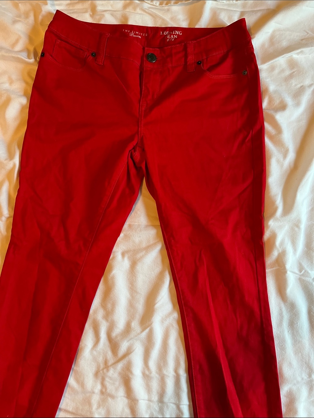 The Limited Women's Red Jeggings